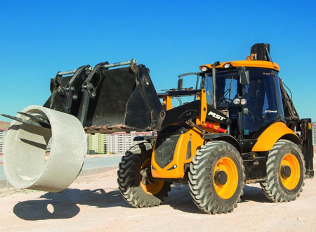 Экскаватор-погрузчик в аренду в Казани